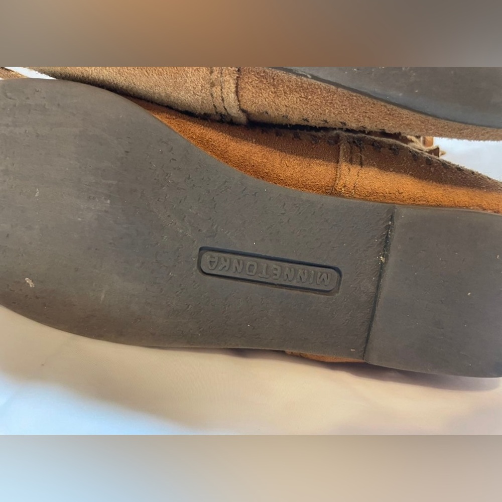 Minnetonka Moccasins Boot Layer Fringe Boots Brow… - image 8